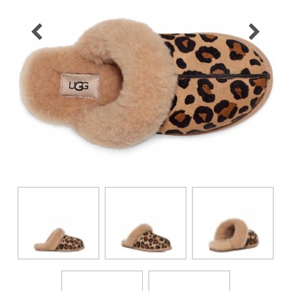 ***NWOT***UGGS Leopard Slippers - Picture 7 of 9